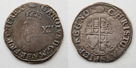GREAT BRITAIN: Stuart, Charles I, 1625-1649, AR Shilling, 30mm, 6.0g, Tower Mint