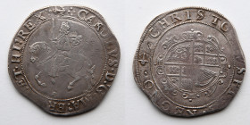 GREAT BRITAIN: Stuart, Charles I, AR  Halfcrown, 1625-1649, Irregular Flan, 35mm, 14.7g, Tower Mint