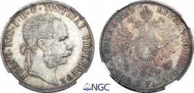 Austria, Franz Joseph I (1848-1916), 2 Florin 1890 over 1880 (Vienna) (Silver, 24.72 gr, 36 mm) KM 2233. NGC MS65