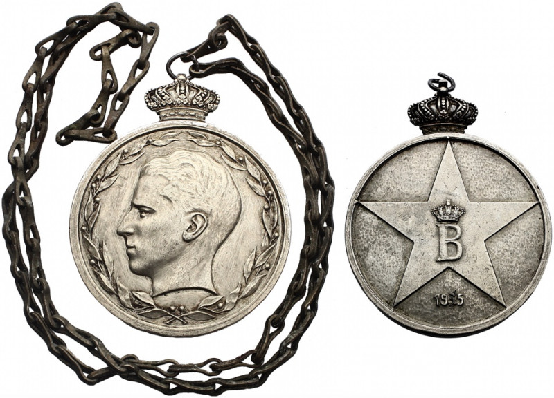 Belgian Congo, Native Chief's Order of Merit 1955 (Silver, 219.00 gr, 75 mm) Van...