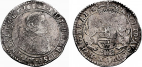 Belgium, Brabant, Philip IV (1621-1665), Ducaton 1665 (Antwerp mint) (Silver, 32.05 gr, 45 mm) VGH 327-6b, Vanhoudt 642. Very Fine.