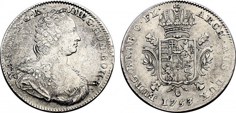 Belgium, Brabant, Maria Theresa (1740-1780), Ducaton 1753 (Antwerp mint) (Silver...