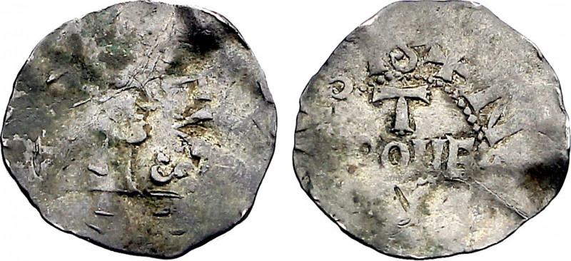 Belgium, Namur, Albert III (1064-1102), Denier (1064-1102) (Dinant mint) (Silver...