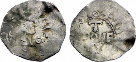 Belgium, Namur, Albert III (1064-1102), Denier (1064-1102) (Dinant mint) (Silver, 1.00 gr, 19 mm) Chalon 5, VH G2123. Very Fine.