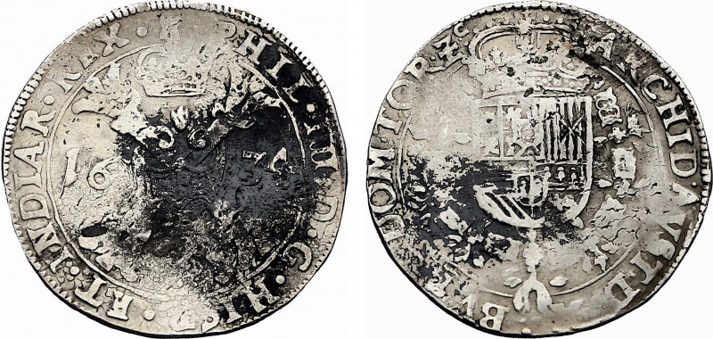 Belgium, Tournai, Albert & Isabella (1598-1621), 1/2 Patagon 1634 (Tournai mint)...