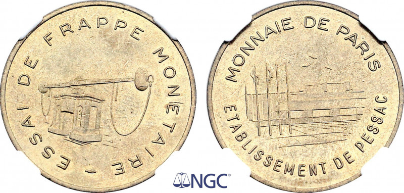 France, Fifth Republic (1959-), Essai de frappe 100 Francs PANTHEON ND (1982) (B...