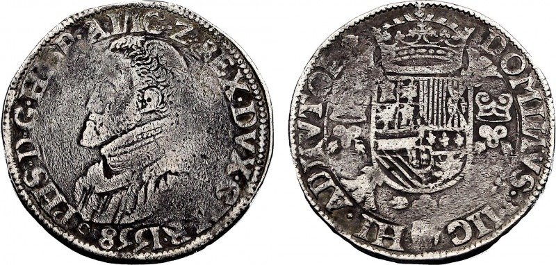 Netherlands, Gelderland, Philip II (1555-1598) , Philipsdaalder (Ecu) 1558 (Nijm...
