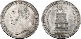 Russia, Alexander II (1855-1881), Rouble 1859 (St. Petersburg mint) (Silver, 20.78 gr, 35.50 mm) KM Y 28, Bitkin 567. Very Fine, altered surface.