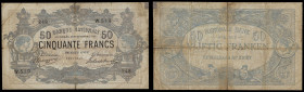 Belgium, Banque Nationale de Belgique, 50 Francs 29.12.1908. Pick 63f. Poor.