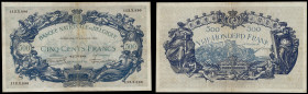 Belgium, Banque Nationale de Belgique, 500 Francs 09.02.1924. Pick 72b. Fine, tears and holes, restored.
