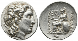 Greek Coins
KINGS OF THRACE (Macedonian). Lysimachos (305-281 BC). Tetradrachm. Klazomenai.
Obv: Diademed head of the deified Alexander right, wearing...