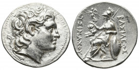 Greek Coins
KINGS of THRACE, Macedonian. Lysimachos. 305-281 BC. AR Tetradrachm Uncertain mint in Thrace. Struck circa 285-270/60 BC. Diademed head of...
