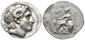 Greek Coins
KINGS of THRACE, Macedonian. Lysimachos. 305-281 BC. AR Tetradrachm . Smyrna mint. Struck circa 287/6-282/1 BC. Diademed head of the deifi...