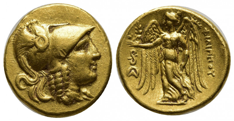 Greek Coins
Kingdom of Macedon, Philip III Arrhidaios AV Stater. Lampsakos, cir...
