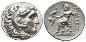 Greek Coins
Seleukid Empire, Antiochos I Soter AR Tetradrachm. Struck under Philetairos in the name of Seleukos I. In the types of Alexander III of Ma...