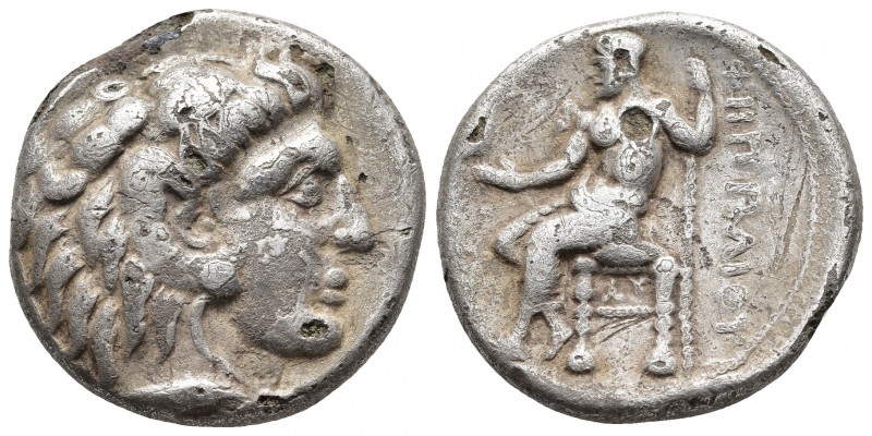 Greek Coins
KINGS OF MACEDON. Philip III Arrhidaios, 323-317 BC. Tetradrachm Bab...