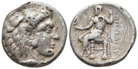 Greek Coins
KINGS OF MACEDON. Philip III Arrhidaios, 323-317 BC. Tetradrachm Babylon, circa 323-318/7. Head of Herakles to right, wearing lion's skin ...