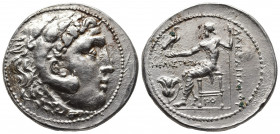 Greek Coins
Rhodos, Rhodes Fourrée Tetradrachm. Circa 201-190 BC. In the name and types of Alexander III of Macedon. Hephaistion, magistrate. Head of ...