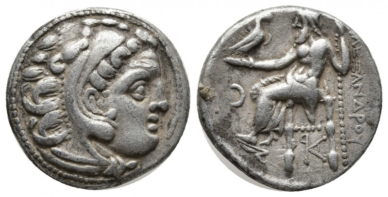 Greek Coins
Kingdom of Macedon, Antigonos I Monophthalmos AR Drachm. In the name...