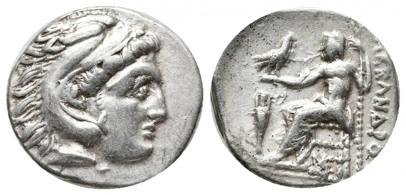 Greek Coins
KINGS OF MACEDON. Alexander III 'the Great' (336-323 BC). Drachm. La...