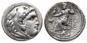Greek Coins
KINGS OF MACEDON. Alexander III ‘the Great’, 336-323 BC. Drachm , uncertain mint, 323-280. Head of Herakles to right, wearing lion skin he...