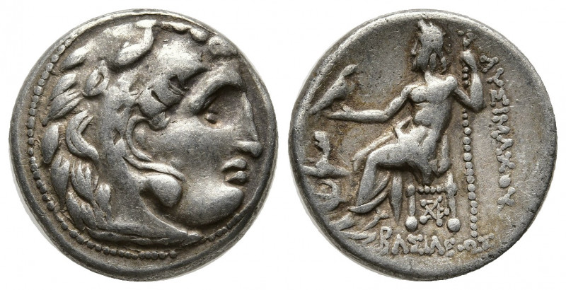 Greek Coins
KINGS OF THRACE (Macedonian). Lysimachos (305-281 BC). Drachm. Kolop...