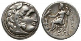 Greek Coins
KINGS OF THRACE (Macedonian). Lysimachos (305-281 BC). Drachm. Kolophon. In the name of Alexander III of Macedon.Head of Herakles right, w...