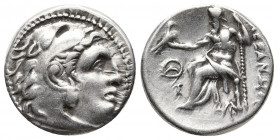 Greek Coins
KINGS OF MACEDON. Alexander III 'the Great' (336-323 BC). Drachm. Mylasa.
Obv: Head of Herakles right, wearing lion skin.right, wearing li...