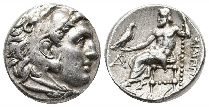 Greek Coins
Kingdom of Macedon, Philip III Arrhidaios AR Drachm. In the types of...