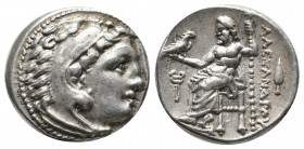 Greek Coins
KINGS of MACEDON. Philip III Arrhidaios. 323-317 BC. AR Drachm . In the name of Alexander III. Kolophon mint. Struck under Menander or Kle...