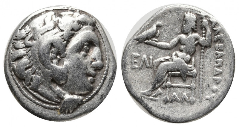 Greek Coins
Kingdom of Macedon, Antigonos I Monophthalmos AR Drachm. In the name...