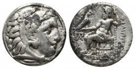 Greek Coins
KINGS OF MACEDON. Philip III Arrhidaios, 323-317 BC. Drachm Kolophon, struck under Menander or Kleitos, circa 323-319. Head of Herakles to...