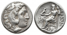 Greek Coins
Kingdom of Macedon, Antigonos I Monophthalmos AR Drachm. Struck as strategos of Asia (circa 320-306 BC) or king (306-301 BC), in the name ...