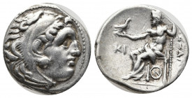 Greek Coins
Kingdom of Macedon, Antigonos I Monophthalmos AR Drachm. In the name and types of Alexander III. Lampsakos(?), circa 310-301 BC. Head of H...