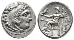 Greek Coins
KINGS OF MACEDON. Alexander III ‘the Great’, 336-323 BC. Drachm Kolophon, struck under Philip III, circa 322-319. Head of Herakles to righ...