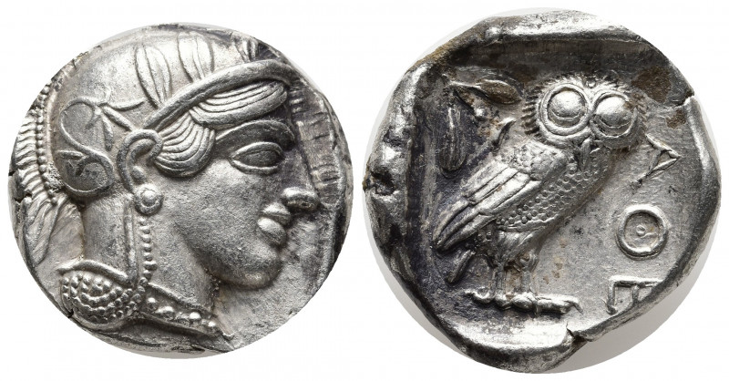 Greek Coins
ATTICA, Athens. Circa 454-404 BC. . AR Tetradrachm Helmeted head of ...