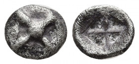 Greek Coins
ATTICA. Athens. Circa 515-510 BC. Obol. 'Wappenmünzen' type. Obv: Wheel with four spokes. Rev: Irregular quadripartite incuse square.
Weig...