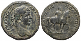 Roman Provincial
Caracalla (198-217 AD). AE Tetrassarion , Plotinopolis, Thrace, 214.
Obv. AYT K M AVP CЄV ANTΩNEINOC, laureate, draped and cuirassed ...