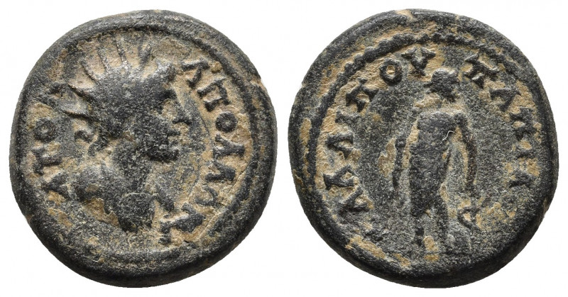 Roman Provincial
CARIA. Apollonia Salbace. Pseudo-autonomous (98-117). ΑΠΟΛΛΩΝΙΑ...