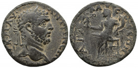 Roman Provincial
PISIDIA. Sagalassus. Caracalla, 198-217. Laureate, draped and cuirassed bust of caracalla to right. Rev. ϹΑΓΑΛΑϹ[ϹΟϹ] The city-goddes...