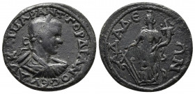 ROMAN PROVINCIAL
PISIDIA. Adada Gordian III (238-244). Ae.Obverse: ΑΥ ΚΑΙ ΜΑΡ ΑΝΤ ΓΟΡΔΙΑΝΟϹ ƐΥ; laureate, draped and cuirassed bust of Gordian III, r....