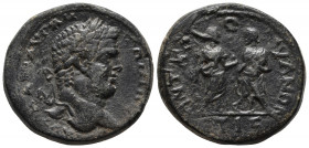 Roman Provincial
CAPPADOCIA. Tyana. Caracalla (211-217). Ae. Obv: AYT K M AYPH ANTΩNIN. Laureate head right. Rev: ANT KOΛON TYANΩ / ET Iζ. Hygieia sta...