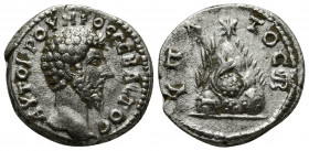 Roman Provincial
CAPPADOCIA. Caesarea. Lucius Verus (161-169). Didrachm. Obv: ΑΥΤΟΚΡ ΟΥΗΡΟС СЄΒΑСΤΟС. Bare head right. ev: ΥΠΑΤΟС Β. Mt. Argaeus surmo...