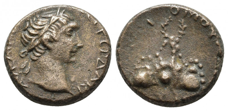 Roman Provincial
Cappadocia, Caesarea. Trajan. A.D. 98-117. AE Laureate head of ...