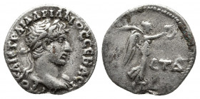 Roman Provincial
Hadrian AR Hemidrachm of Caesarea, Cappadocia. Dated RY 5 = AD 120/21.AYTO KAIC TPAI AΔPIANOC CЄBACT, laureate, draped and cuirassed ...