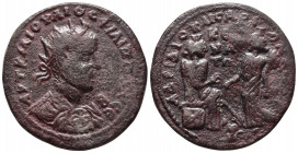 Roman Provincial
Philip I Æ 35mm of Diocaesarea, Cilicia. AD 244-249. AYT K M IOYΛIOC ΦΙΛΙΠΠOC CЄB, radiate, draped and cuirassed bust to right / AΔΡΙ...