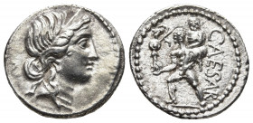 Roman Republican
The Caesarians. Julius Caesar. Late 48-47 BC. AR Denarius Military mint traveling with Caesar in North Africa. Diademed head of Venus...