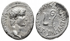 Roman Imperial
CALIGULA (37-41). Denarius. Caesarea. Obv: C CAESAR AVG GERMANICVS. Bare head right. Rev: IMPERATOR PONT MAX AVG TR POT.
Weight:3.3 Dia...