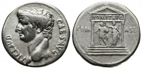 Roman Imperial
Claudius augustus, 41 – 54. Cistophoric tetradrachm, Ephesus (?) circa 41-42, AR TI CLAVD – CAES AVG Bare head l. Rev. COM – ASI Distyl...
