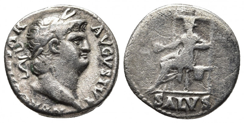 Roman Imperial
Nero, 54-68. Denarius Rome, 67-68. IMP NERO CAESAR AVG P P Laurea...